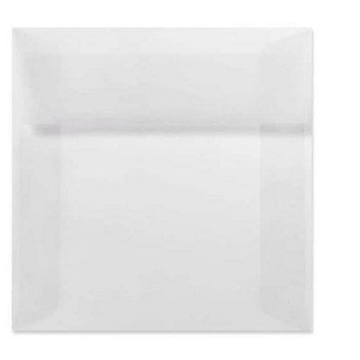 LUX 7 x 7 Square Envelopes 2 11/16 x 3 11/16 Clear Translucent 8545-50-50