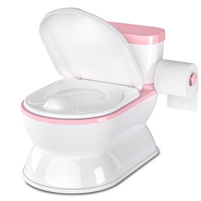 BabyBond 2-in-1 Toddler Potty Training Toilet - Large Chair & Detachable Seat for Boys & Girls 1-3 yrs - Flushing Sound, Wipes Storage
