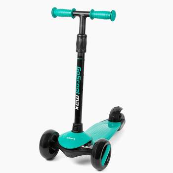 New Bounce GoScoot Max Scooter for Kids, 3 Wheel Kick Scooter, Adjustable Handle