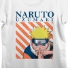 Naruto Character With Orange Stripes Women's White Short Sleeve Crew Neck Tee - 2 of 3