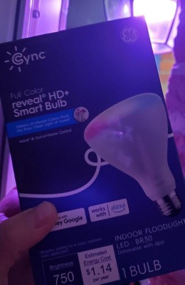 Ge Cync Reveal Smart Full Color Light Bulb With Smart Indoor Plug Bundle :  Target