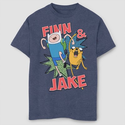 Boys' Adventure Time Jake And Finn T-Shirt - Navy