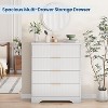 Morden Fluted Dresser for Bedroom, 4/5 Drawer Dresser for Living Room, Chest of Drawer - 3 of 4