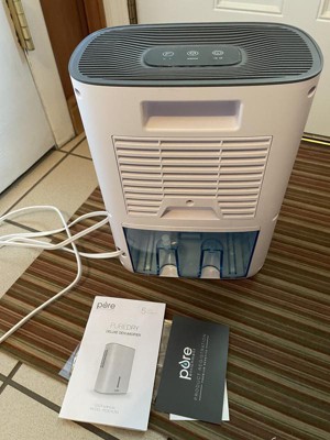 Pure Enrichment Dry Deluxe Dehumidifier White : Target