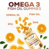 Omega 3 Fish Oil Gummies, Heart Healthy Omega 3 Gummy Supplement with High Absorption DHA & EPA, Extra Strength Joint & Brain Support - 60 Gummies - 2 of 4