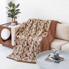 50"x70" Oversized Velvet to Faux Shearling Throw Blanket - Mantolok - 2 of 4