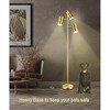 SUGIFT Floor Lamp with 3 Adjustable Rotating Light Heads – Vintage Farmhouse Standing Lamp for Living Room, Bedroom & Office - 4 of 4