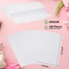 Unique Bargains Pure Cotton Water Coloring Paint Papers 100 Pcs White - 2 of 4