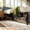 Aheaplus Headboards with LED Light, Height Adjustable Bed Frame with Headboard - 4 of 4