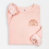 Simply Sage Market Embroidered Pumpkin Season Pumpkin Lightweight Garment Dyed Sweatshirt - 2 of 4