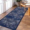 Washable Area Rugs for Living Room Non-Slip Vintage Accent Rug for Bedroom Retro Distressed Non-Slip Stain Resistant Carpet - 2 of 4