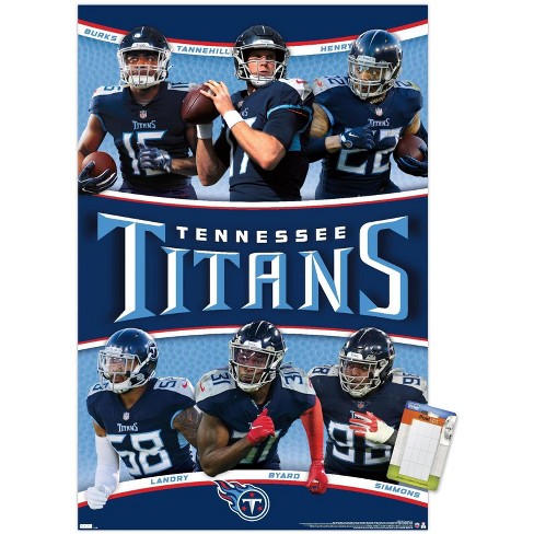 Trends International Nfl Tennessee Titans - Ryan Tannehill 20 Unframed Wall  Poster Print White Mounts Bundle 14.725 X 22.375 : Target