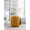 CAVINAS 360 Degree Swivel Chairs, Fabric Barrel Chair, Swivel Accent Chair, Single Sofa Chair, Round Armchair for Living Room, Bedroom - 4 of 4