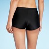 Women's Low-Rise Boyshorts Bikini Bottom - Wild Fable™ Black - image 2 of 4