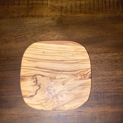 Starred Trivet in Olive Wood