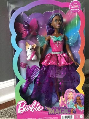 Barbie brooklyn Doll With Two Fairytale Pets From Barbie A Touch Of Magic  : Target