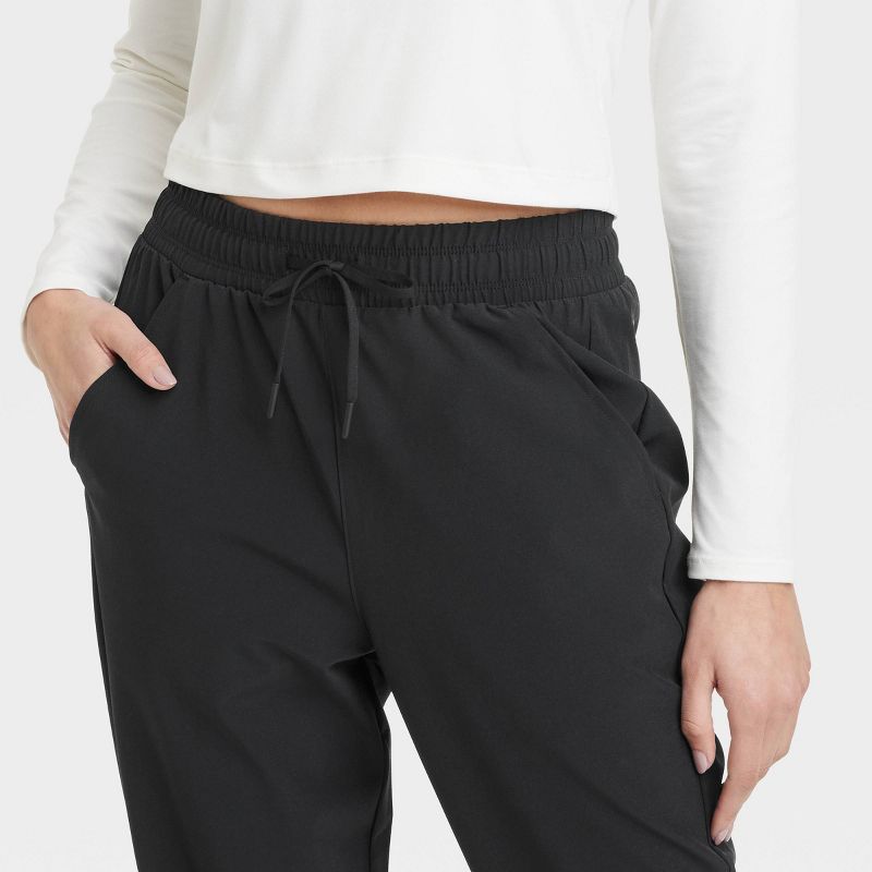Women's Stretch Woven High-Rise Taper Pants - All In Motion™, 6 of 13