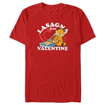 Men's Garfield Lasagna is My Valentine T-Shirt