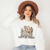Simply Sage Market Women's Graphic Sweatshirt Can't Be Tamed Horse - 2 of 3