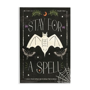 Stupell Industries Stay For A Spell Phrase Wall Plaque Art - 1 of 4