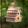 10.5"H Sullivans Copper Shingled Birdhouse, Natural - 3 of 4
