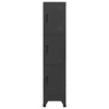 VidaXL Locker Cabinet Anthracite 15 in.x17.7 in.x70.9 in. Steel - 2 of 4