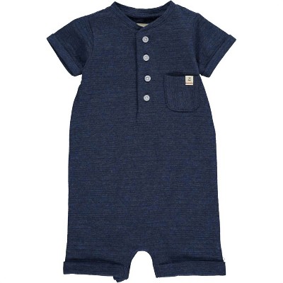 Gender Neutral Boy's Camborne Henley Romper - ME & HENRY