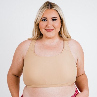 Calypsa - Women's Plus Size Racerback Swim Bra