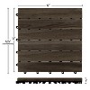 Yaheetech Pack of 27 Interlocking Wood Flooring Tiles - 3 of 4