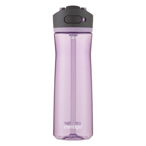 Contigo Kids Water Bottle with Autospout Straw, Lavender and Pink, 14 fl oz.