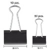Staples Metal Binder Clips Black Assorted Capacities 15339 - 4 of 4