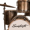 Sawtooth Command Series 4-Piece Drum Shell Pack with 18" Bass Drum, Champagne - 2 of 4