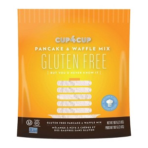 Cup 4 Cup - Gluten Free - Baking Mix - Pancake & Waffle - Case of 6 - 2 lb - 1 of 3
