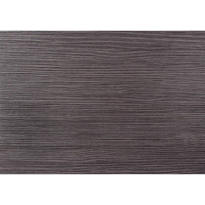 Vynxaria L-Shaped Corner Desk Brown Laminate Grey Metal Reversible Setup with Storage Drawers for Home Office Laptop Work