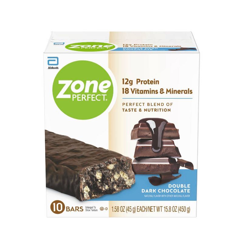 ZonePerfect Protein Bar Double Dark Chocolate - 10 ct/15.8oz, 5 of 8