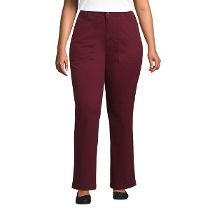 Lands' End Women's High Rise Chino Utility Pants - 1 of 3