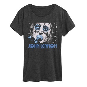 Women's - John Lennon - Jl Close Up Short Sleeve Graphic T-Shirt - 1 of 4