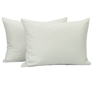 2 Pack Brushed Microfiber Zippered Toddler Pillowcases, Super Soft and Cozy Travel Pillow Cases - NTBAY - 1 of 4
