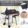 CAVINAS Iron Portable Grill Charcoal Grills Outdoor Cooking Durable Portable Propane Grill for Outdoor Grilling and Travel - 3 of 4