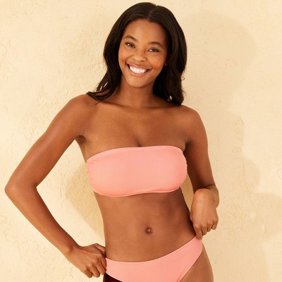 Women's Ribbed Bandeau Bikini Top - Shade & Shore™