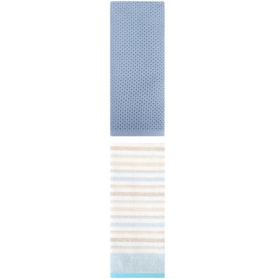 REGALWOVEN Bathroom Hand Towels Cotton Soft Absorbent Towel Set 13" x 30"/13" x 27" 2 Pcs