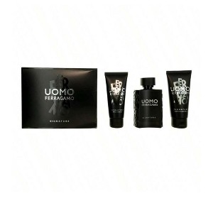 Uomo Signature by Salvatore Ferragamo for Men - 3 Pc Gift Set 3.4oz EDP Spray, 3.4oz Shampoo and Shower Gel, 3.4oz After Shave Balm - 1 of 1