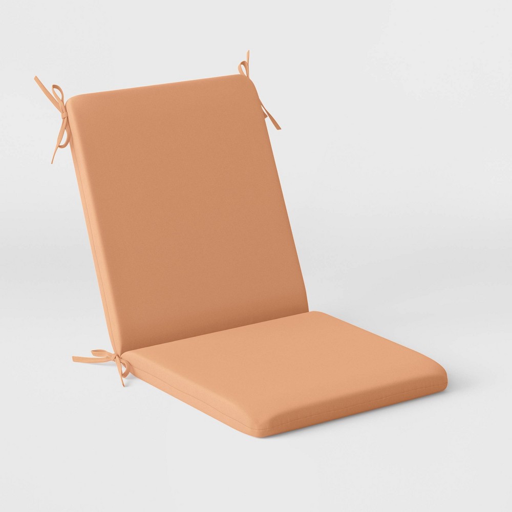 Photos - Pillow 43"x20" Outdoor Chair Cushion Terracotta - Room Essentials™: Water-Resista