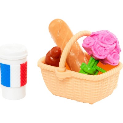 Barbie Pink Passport Paris Doll Set with Picnic Accessories