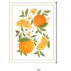 HomeRoots Citrus Orange Botanical White Framed Print Wall Art - 3 of 4