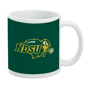 North Dakota State Bison Logo Ceramic Coffee Mug Novelty Gift Mugs for Coffee Tea and Hot Drinks 11oz White - 1 of 4