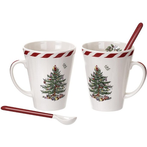 Spode Christmas Tree Tartan Travel Mug, 8 Ounce : Target