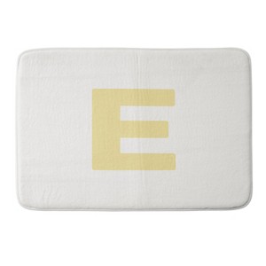 Deny Designs April Lane Art Block Monogram Memory Foam Bath Mat - 1 of 4