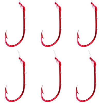 SouthBend Size 6 Baitholder Live Bait Fishing Hook (10-Pack)