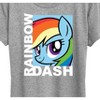 Women's - My Little Pony - Character Block Rainbow Dash Short Sleeve Graphic T-Shirt - 2 of 4